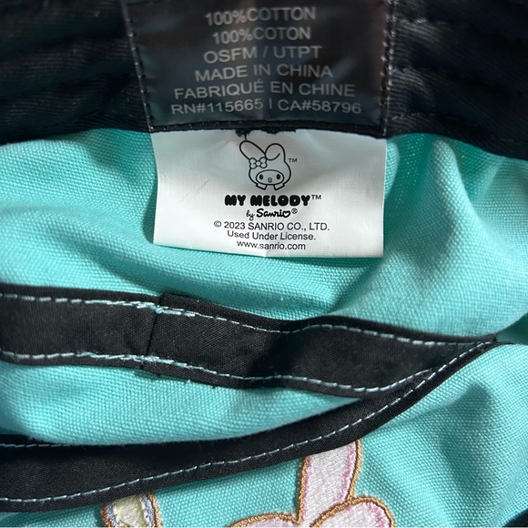 Sanrio MY MELODY mint bucket hat - Picture 3 of 4
